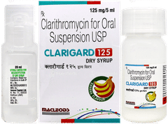Clarigard 125 Banana Flavour Dry Syrup 30Ml